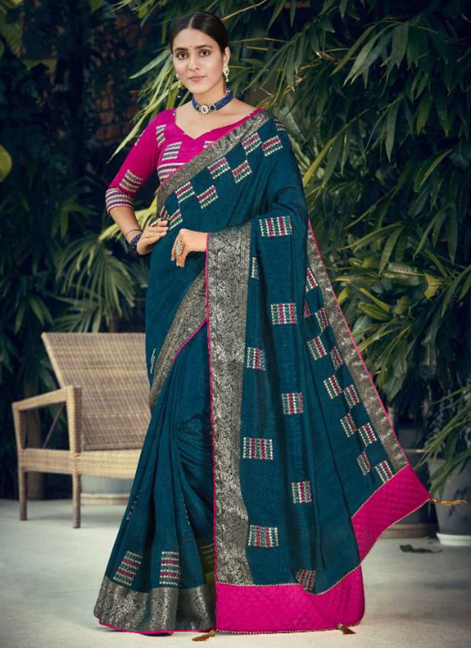 5D LAJRI Heavy Wedding Wear Soft Cotton Designer Saree Collection